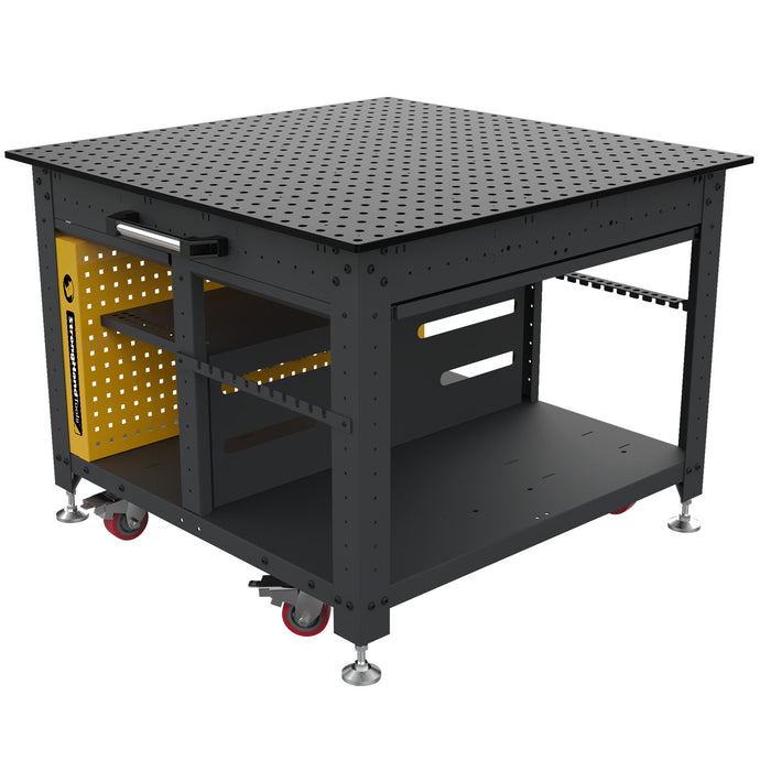 48" x 48"(122 x 122 cm) Rhino Cart + Kit de Sujeción de 66 pzas - Sistema 5/8"